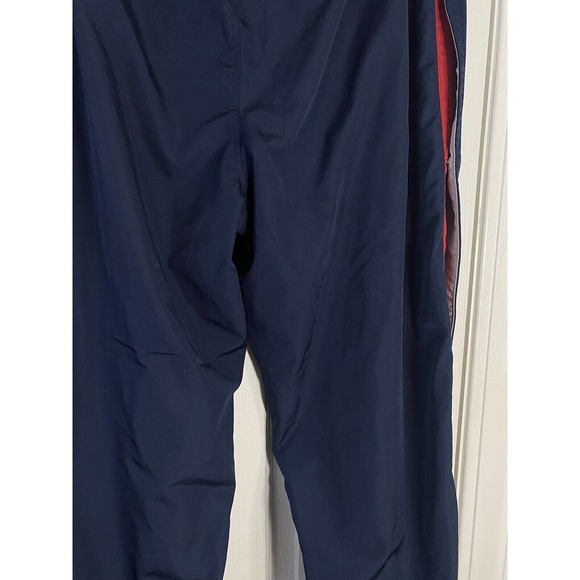 Vintage Nike Mens Breakaway‎ Basketball Pants Snap XL Navy Blue Red - Grey Tag - Picture 9 of 11